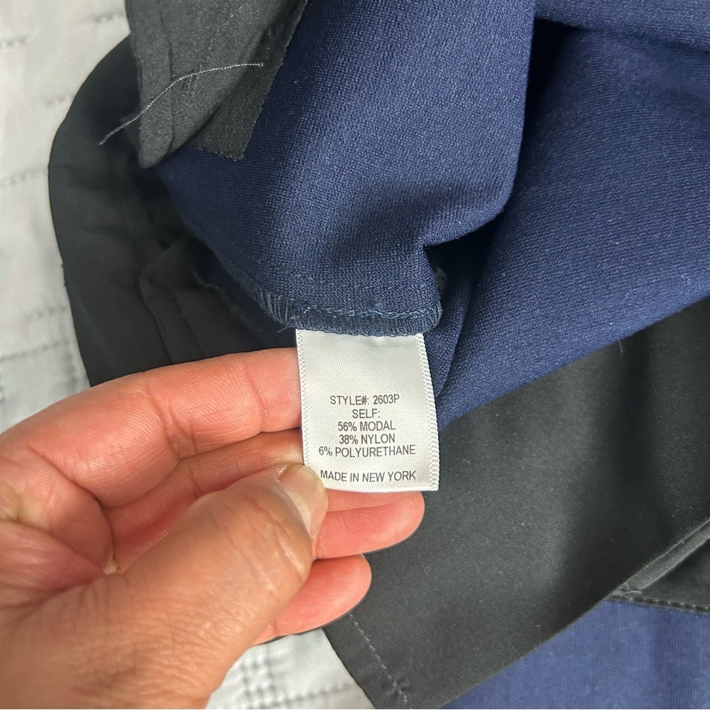 Of/Mercer women’s Essex skinny pants high waisted  size 4 navy blue stretch - Picture 13 of 16